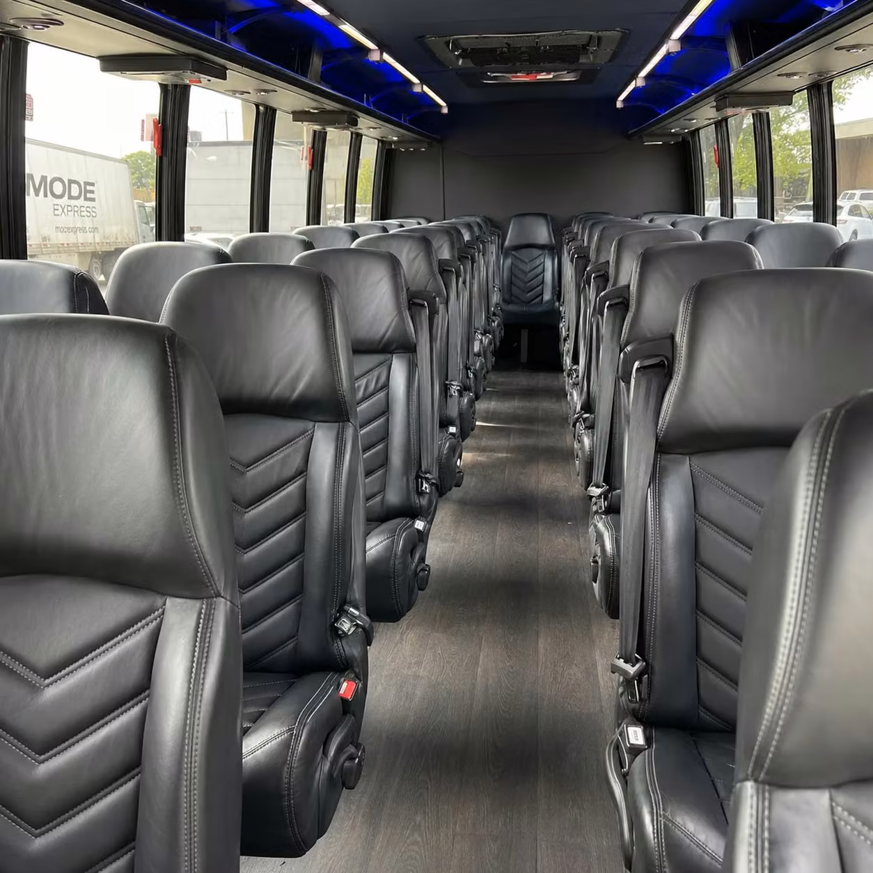 35 passenger minibus interior